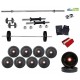 Body Maxx 25kg Rubber Adjustable Home Gym Set With Accessories